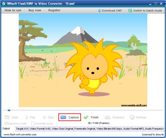 iWisoft Flash SWF to Video Converter 3.4